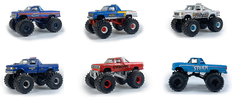 Greenlight Collectibles 49160-CASE 1:64 Kings of Crunch Series 16 (Set of 6)
