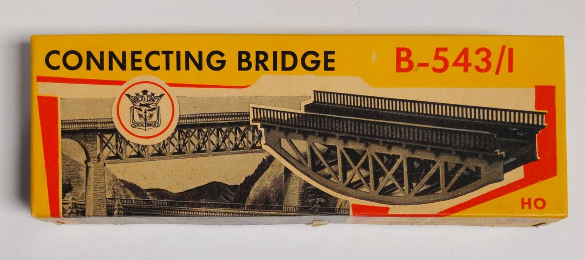 Aristo-Craft B543/1 HO Scale Connecting Bridge Plastic Building Kit