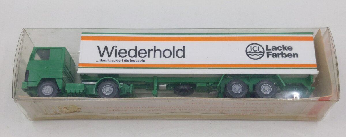Wiking 24540 HO Scale Ford Grobraum Satterlug Large Tractor Trailer