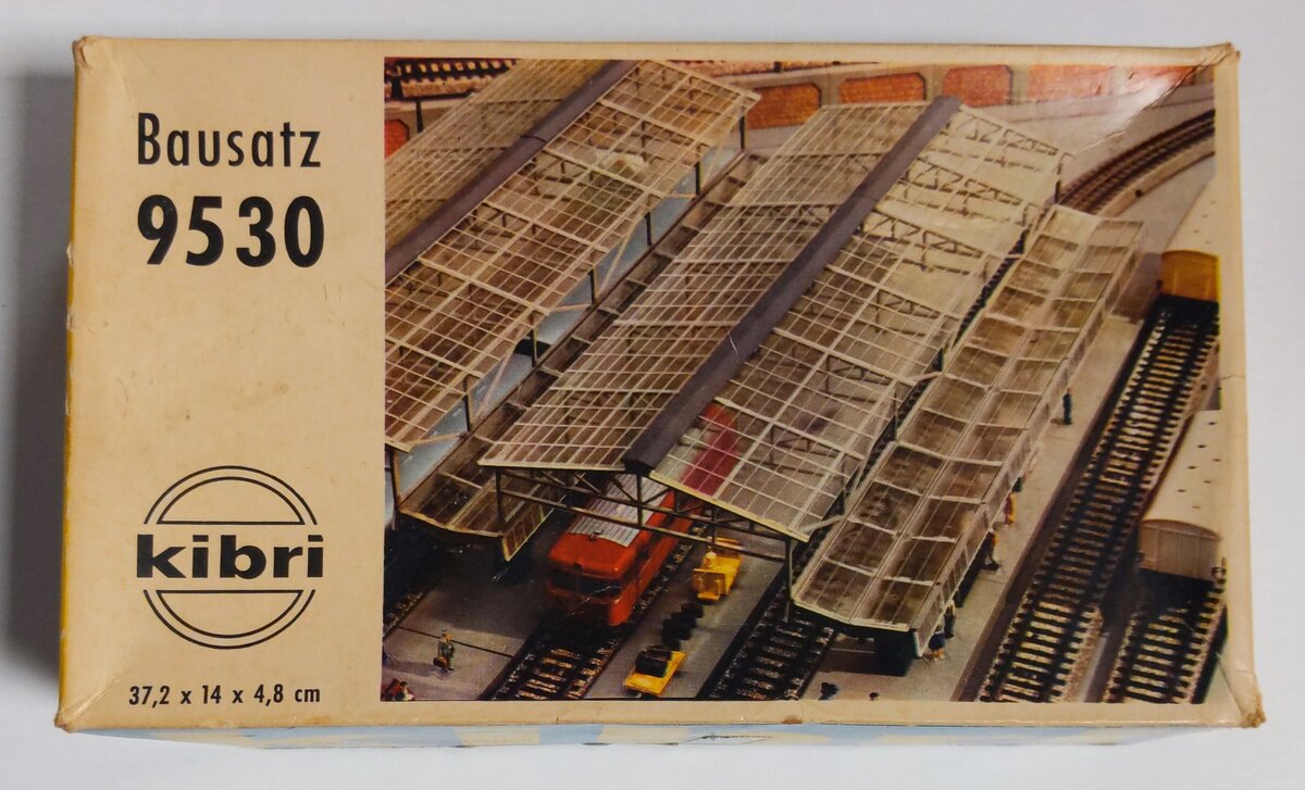Kibri 9530 HO Scale Train Station Platform Plastic Model Kit