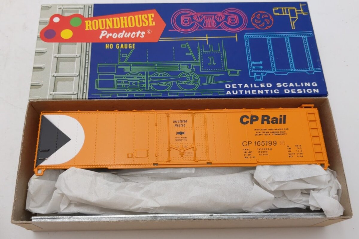Roundhouse 1264 HO Canada Pacific CP Rail Plug Door 50' Box Car #165199 Kit