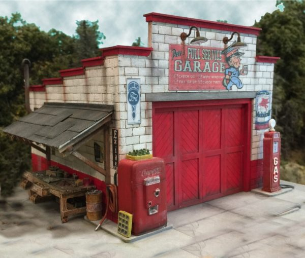 Bar Mills 0124 O Pete's Garage Building Kit