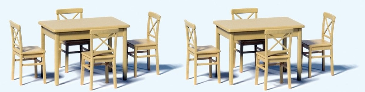 Preiser 68281 1:50 Tables & Chairs Kit