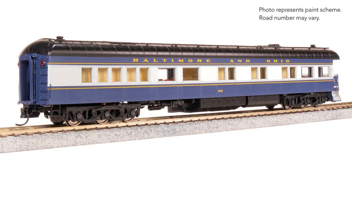 Broadway Limited 9721 HO Baltimore & Ohio Blue & Gray Business Car #100