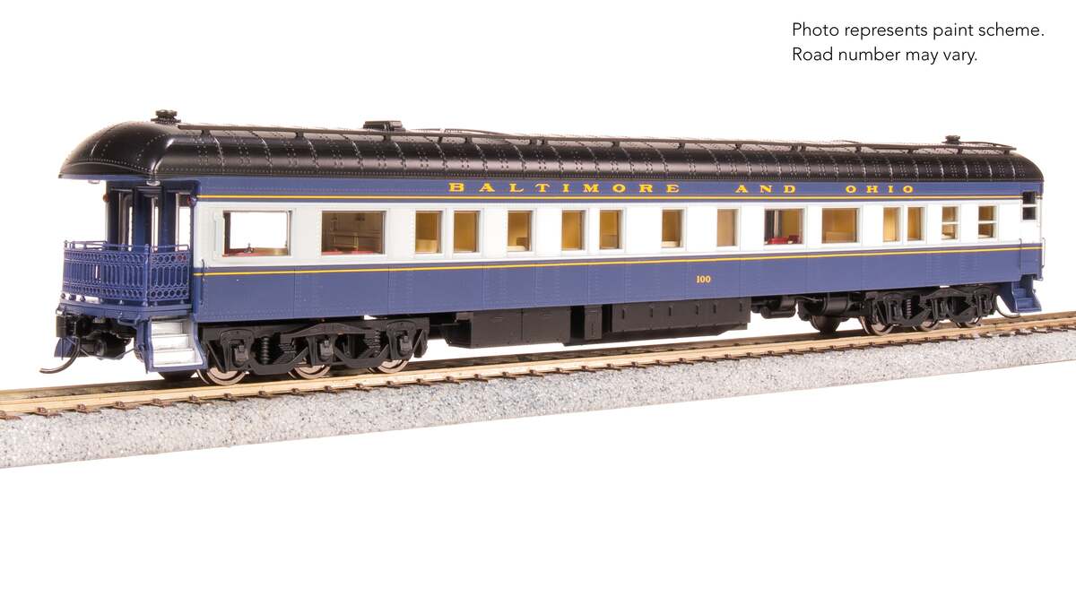 Broadway Limited 9721 HO Baltimore & Ohio Blue & Gray Business Car #100