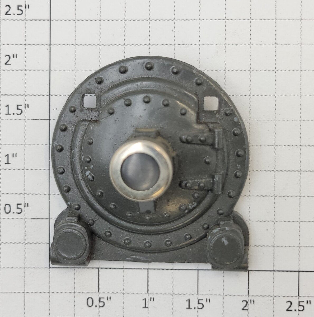 Lionel 261-2 O Gauge Steam Loco Repainted Gray Boiler Front w/ Headlight & Bezel