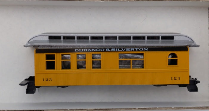 Roundhouse 3727 HO Scale 34' Durango & Silverton Overton Observation Car Kit