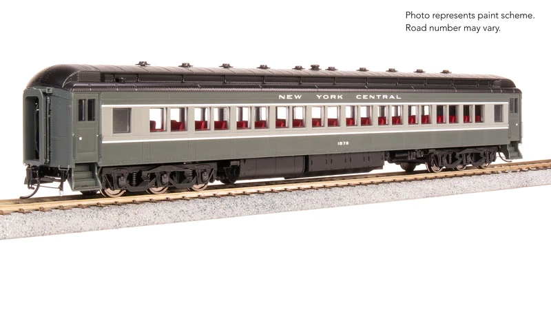 Broadway Limited 9737 HO New York Central Two-tone Gray 80' Passenger Coach