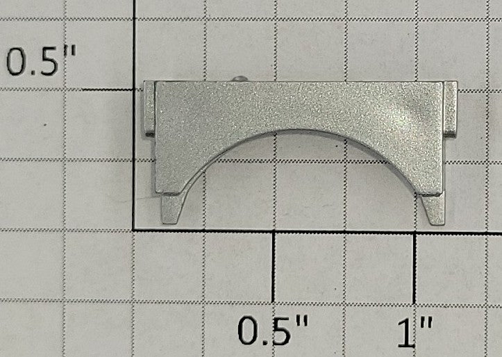 S-Helper 1493-02-01-S Speaker Housing Silver Bottom Plug Cover