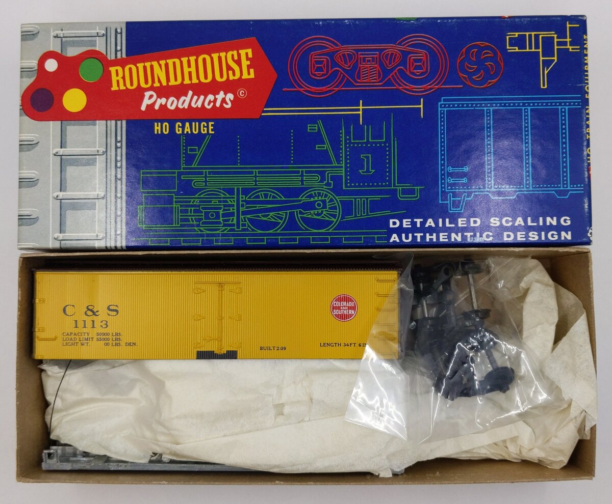 Roundhouse 3110 36' Colorado & Southern Refrigerator Car Kit