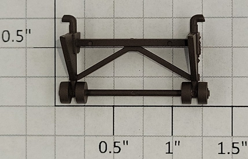 S-Helper 655-03-03 Short Brown Flat Car Landing Gear