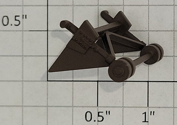 S-Helper 655-03-03 Short Brown Flat Car Landing Gear