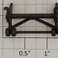 S-Helper 655-03-03 Short Brown Flat Car Landing Gear
