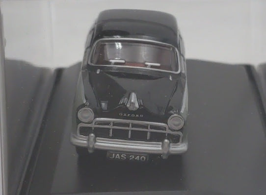 Oxford Diecast 76MO002 1:76 Scale Black/Grey Morris Oxford III Diecast Model