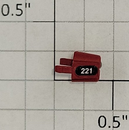 S-Helper 653-07-01 Switcher Red Double Headlight Housing #221