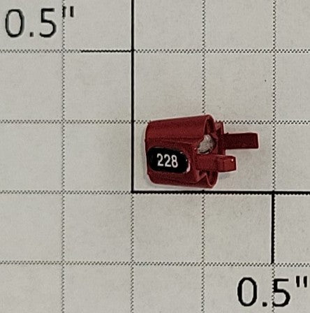 S-Helper 653-07-01 Switcher Red Double Headlight Housing #228