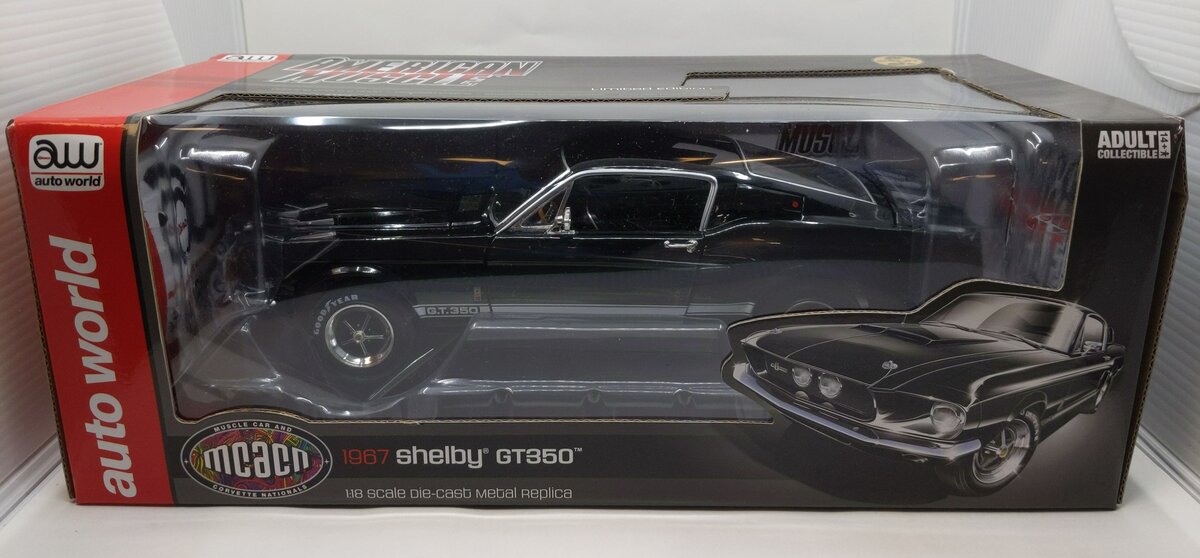 American Muscle 1967 Shelby GT350 Mustang 1:18 Die Cast Limited Edition