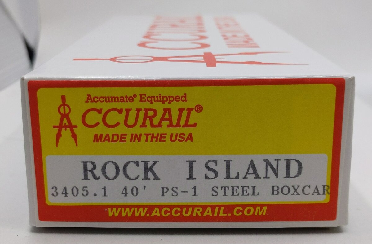 Accurail 3405.1 HO Scale Rock Island 40' PS-1 Steel Boxcar (Road #: 547882)