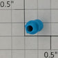 S-Helper 1493-02-03-XA-LB Assembled Light Blue Short Smoke Stack