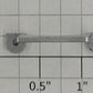 S-Helper 661-13-01-S Silver Plastic Front Motor Mount