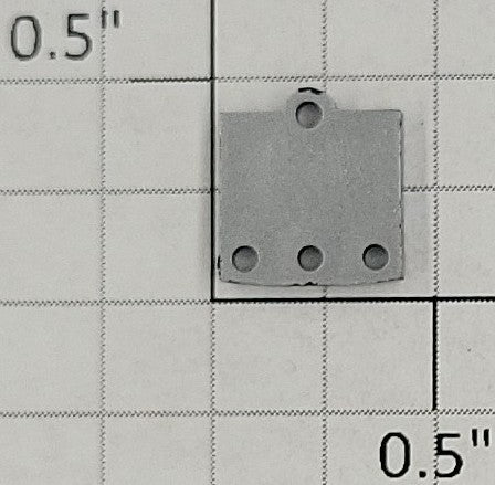 S-Helper 661-13-04-S Silver Plastic KD Pad