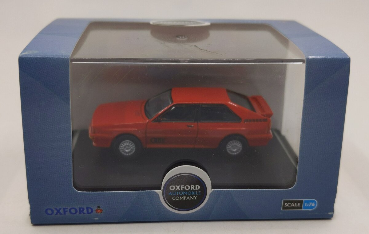 Oxford Diecast 76AQ001 1/76 Scale Audi Quattro - Tornado Red