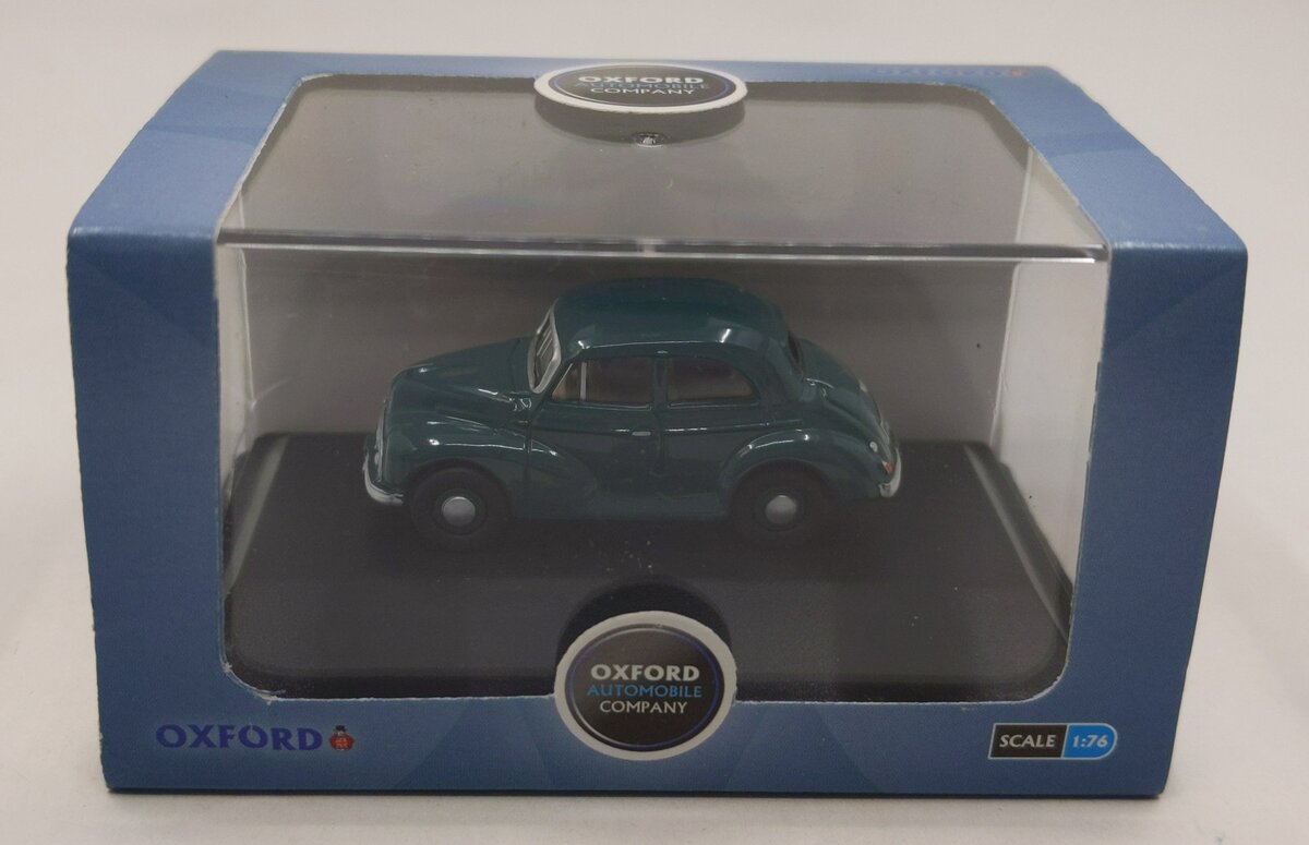 Oxford Diecast 76MMS001 1/76 Scale Morris Minor MM - Romain Green