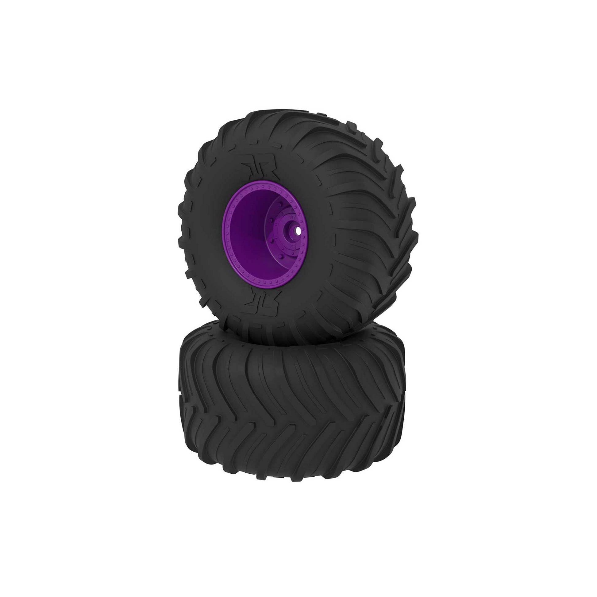 ARRMA ARA-2535 dBoots Chevron MT Tire Set, Glued, Purple (Pack of 2)