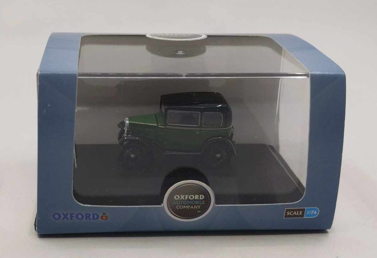 Oxford Diecast 76ASS004 1:76 Scale Austin Seven RN Saloon Green