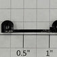 S-Helper 661-13-01-BK Black Plastic Front Motor Mount