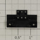 S-Helper 661-13-03-BK Black Plastic Kadee A Rear and B Unit Coupler Mount
