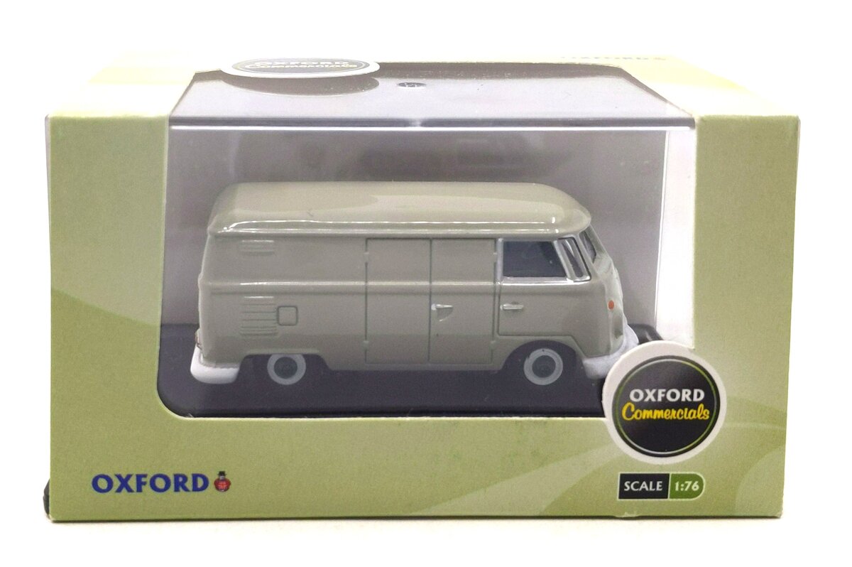 Oxford Diecast 76VWS004 1/76 Scale VW Volkswagen T1 Van - Light Grey