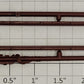 S-Helper 652-04-04-T Tuscan Bottom Door Guide Sprue (Set of 2)