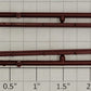 S-Helper 652-04-04-RO Red Oxide Bottom Door Guide Sprue (Set of 2)