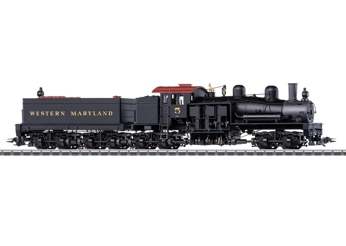 Marklin 38700 HO Western Maryland US Shay Design Gear Drive Steam Locomotive #5