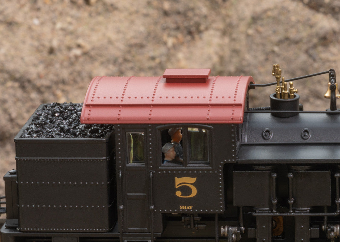 Marklin 38700 HO Western Maryland US Shay Design Gear Drive Steam Locomotive #5