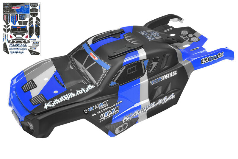 Corally 00180-981-2 Kagama XP 6S Blue Painted Polycarbonate Body