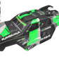 Corally 00180-981-3 Kagama XP 6S Green Painted Polycarbonate Body