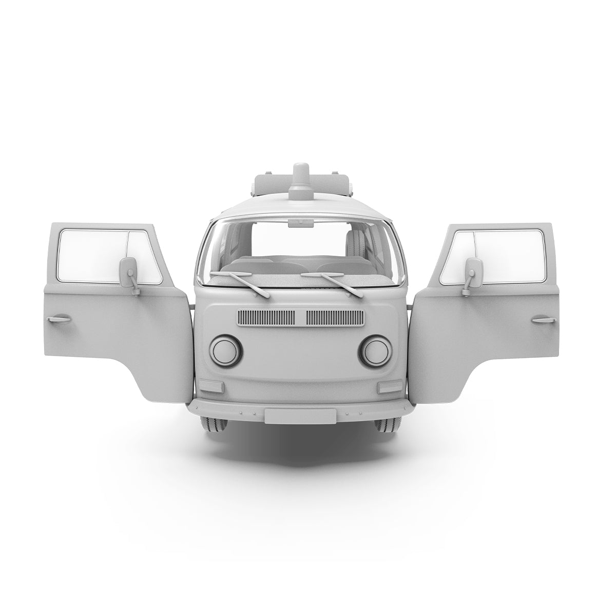 AK Interactive AK35033 1:35 T2 Model 1967 Airport Bus Model Kit