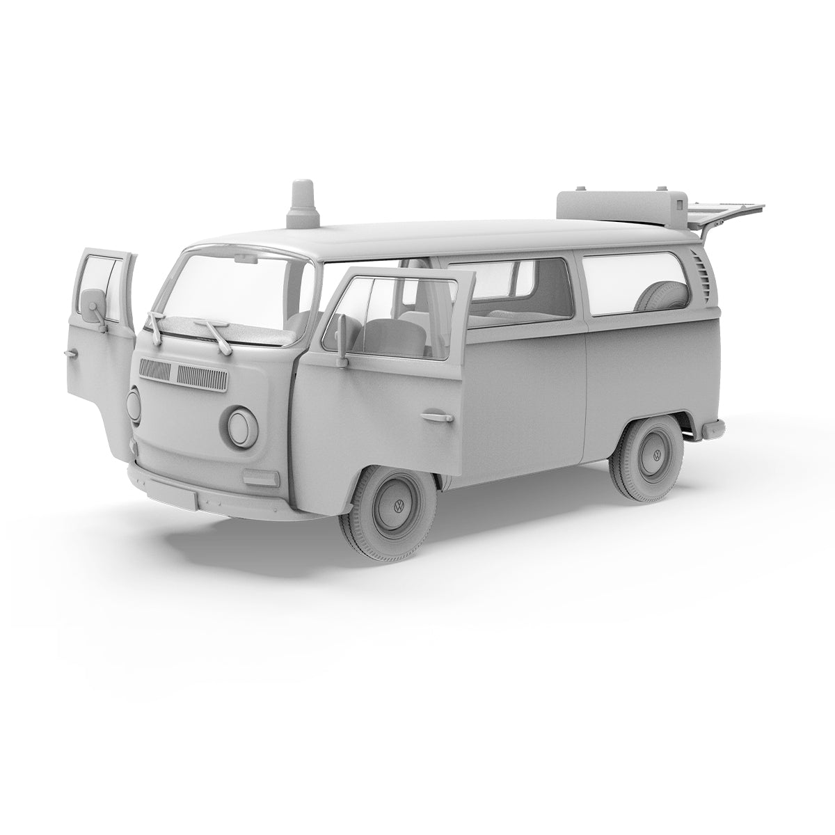 AK Interactive AK35033 1:35 T2 Model 1967 Airport Bus Model Kit