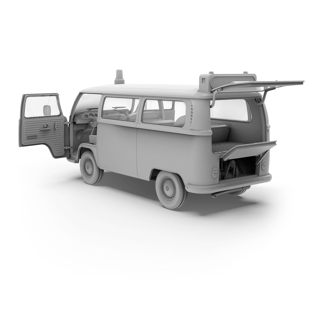 AK Interactive AK35033 1:35 T2 Model 1967 Airport Bus Model Kit