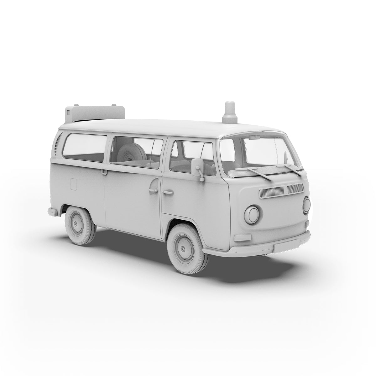AK Interactive AK35033 1:35 T2 Model 1967 Airport Bus Model Kit