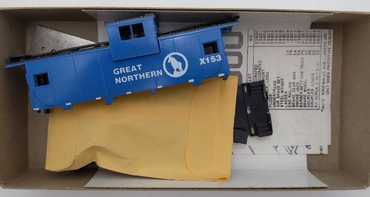 Athearn 301 040 HOGreat Northern 34'Wide Vision Caboose Track One Custom Printed