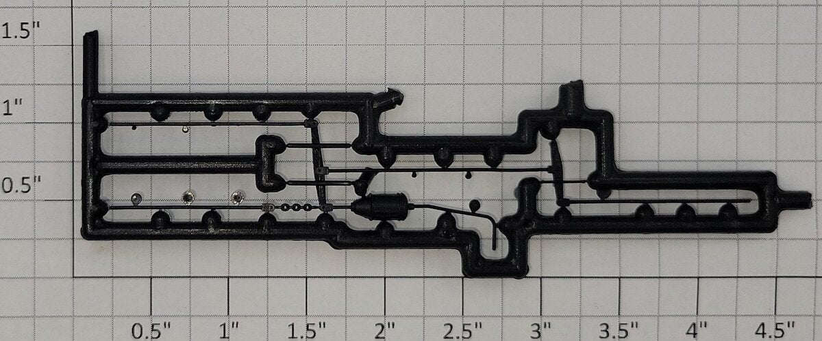S-Helper 652-04-02-BK Black Cylinder, Brake, Lever, and Rigging Sprue