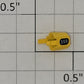 S-Helper 653-07-01 Switcher Yellow Single Headlight Housing #359