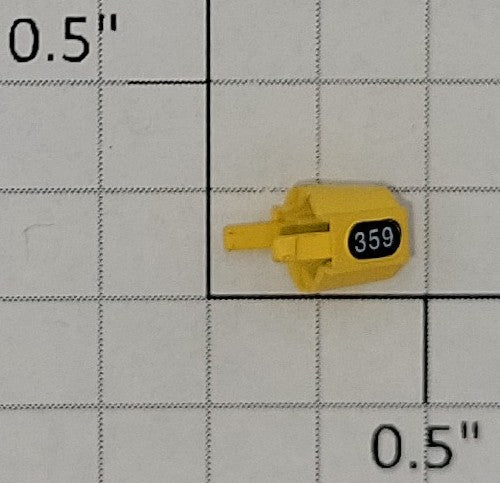 S-Helper 653-07-01 Switcher Yellow Single Headlight Housing #359
