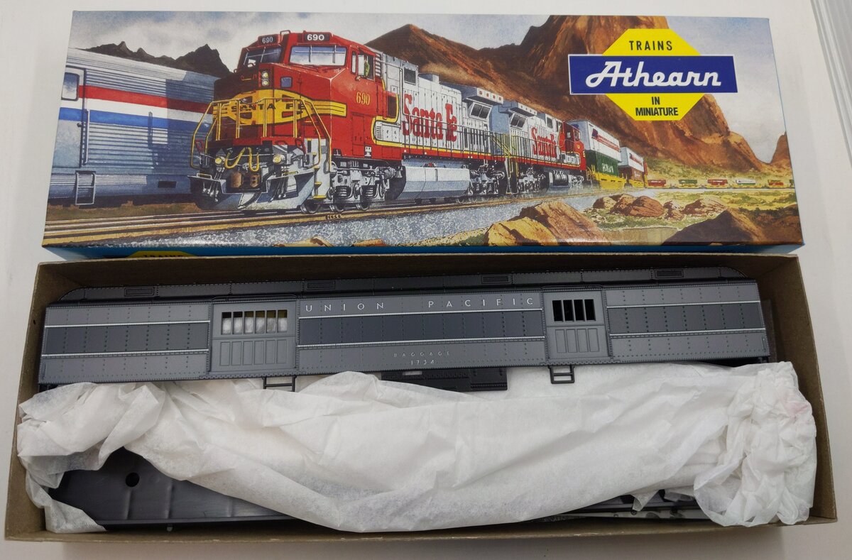 Athearn 2511 HO STD Baggage UP Overland Union Pacific Train Car Kit
