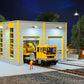 Kibri 39252 HO Modern Maintenance Hangar GleisBau Kit