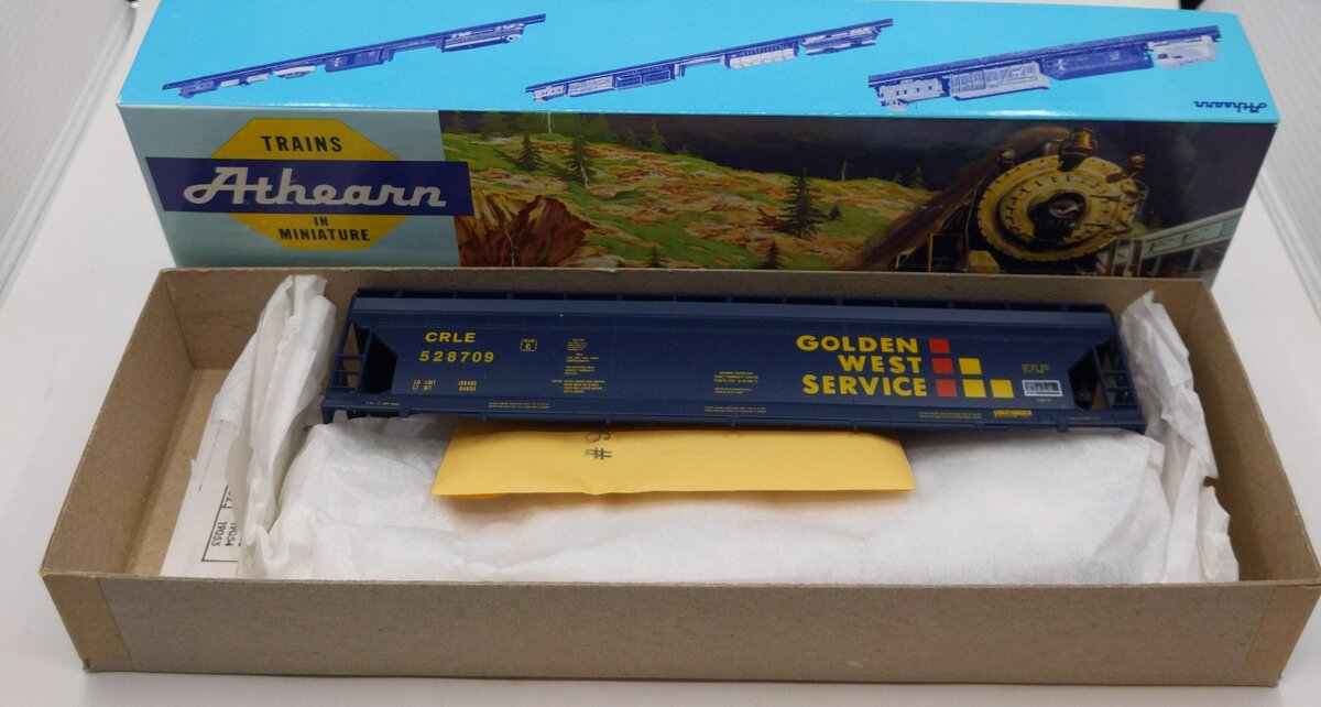 Athearn 2324 HO Bev-Bel Golden West Service 55' ACF Center Flow # 528709 Kit