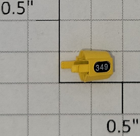 S-Helper 653-07-01 Switcher Yellow Single Headlight Housing #349